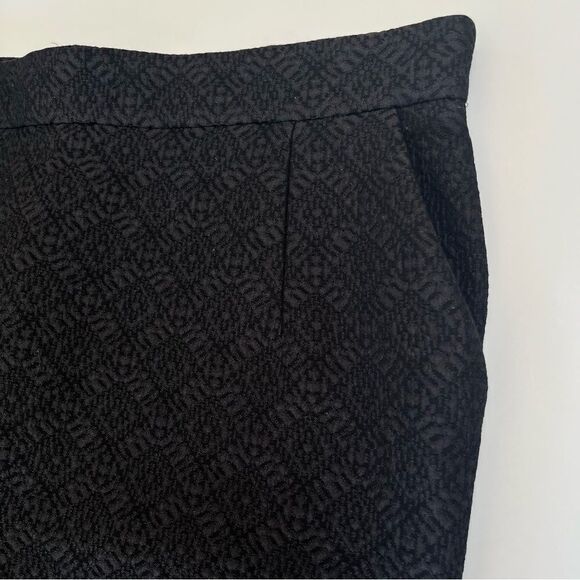 Celine Pencil Skirt Phoebe Philo Collection Black Tonal Matelasse Textured Small - Picture 5 of 12